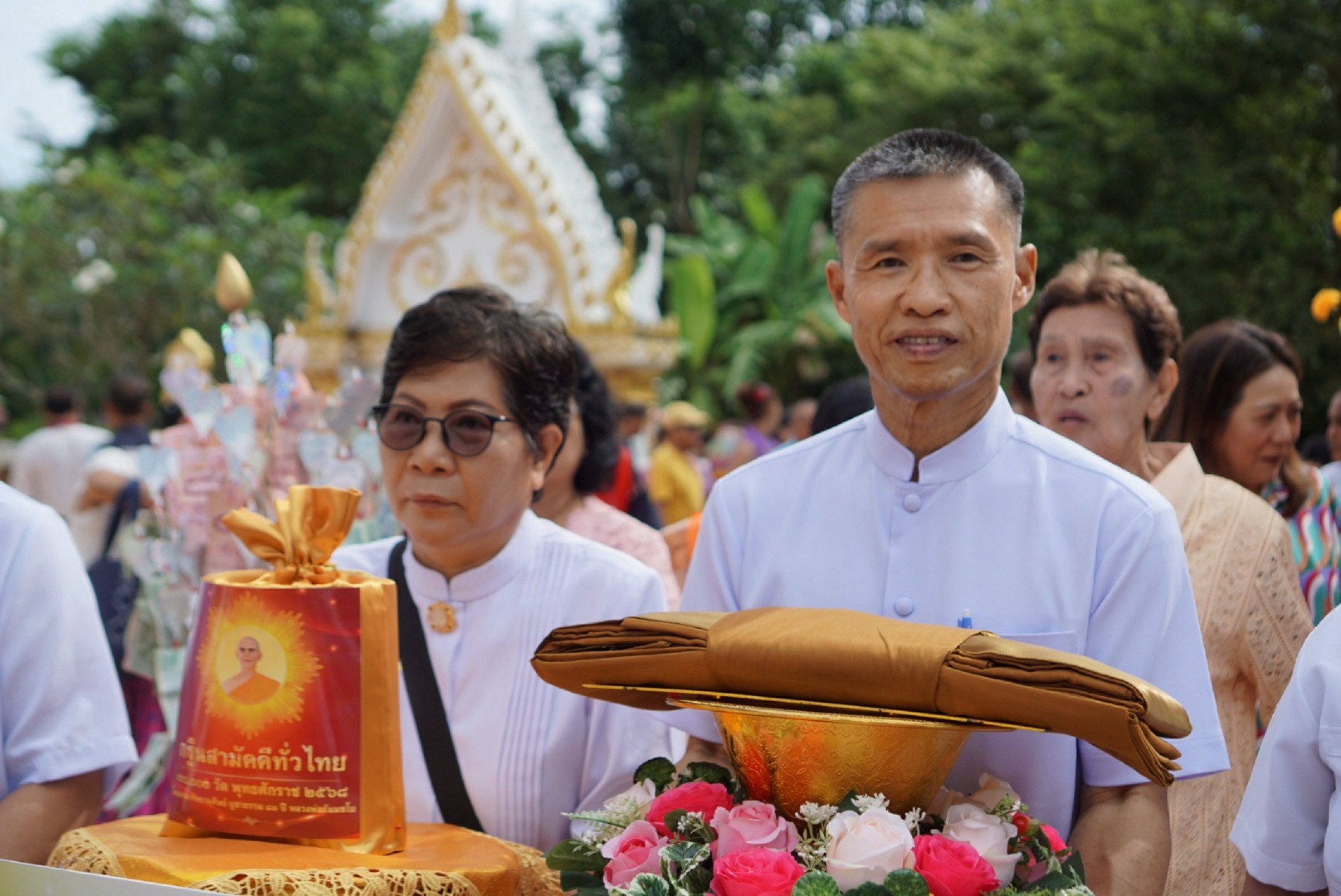 ภาพร่วมพิธีกรรมวัดโสภณวนาราม