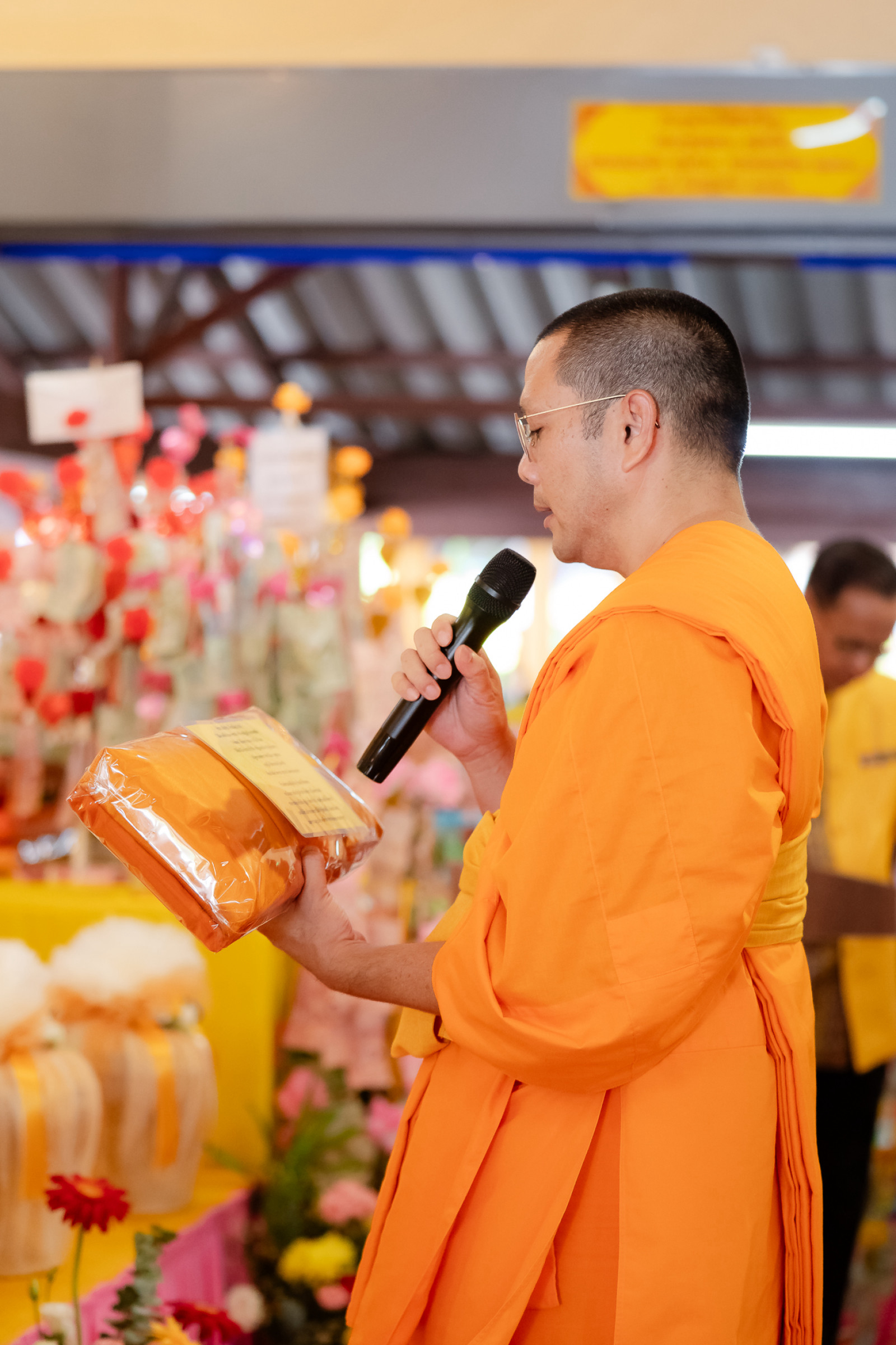 ภาพกล่าวคำถวายกฐินวัดโฆษิตวิหาร