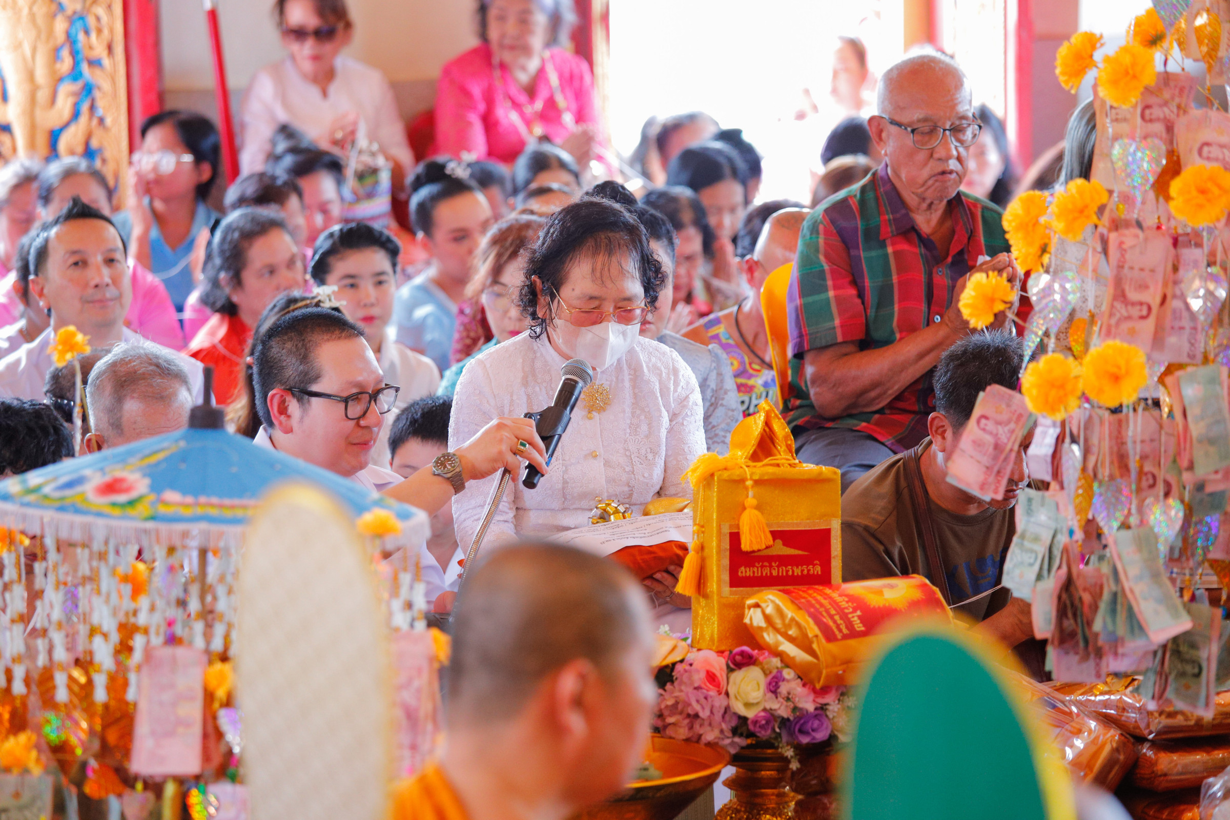 ภาพกล่าวคำถวายกฐินวัดไชยธาราราม
