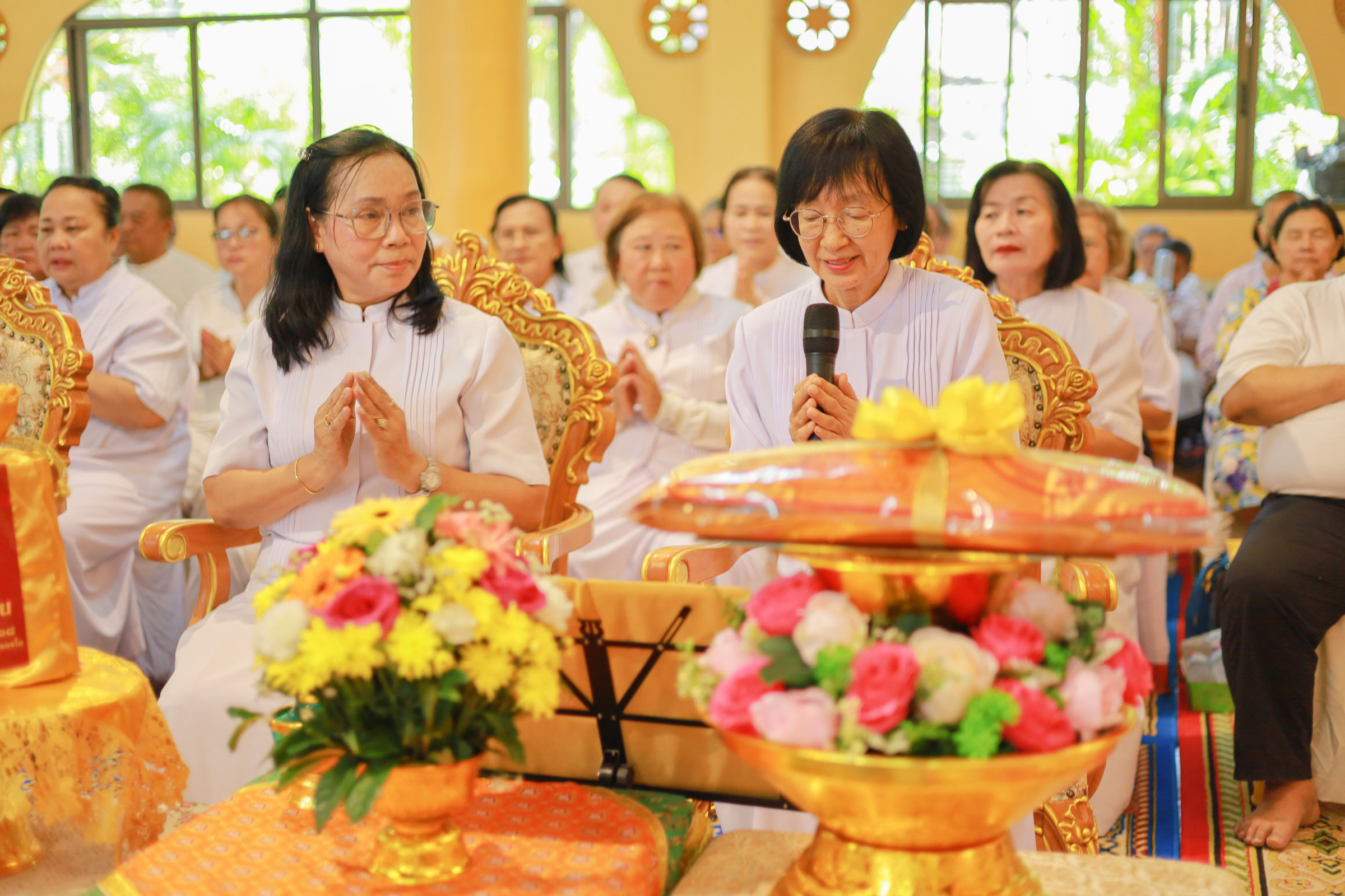 ภาพกล่าวคำถวายกฐินวัดเมืองใหม่