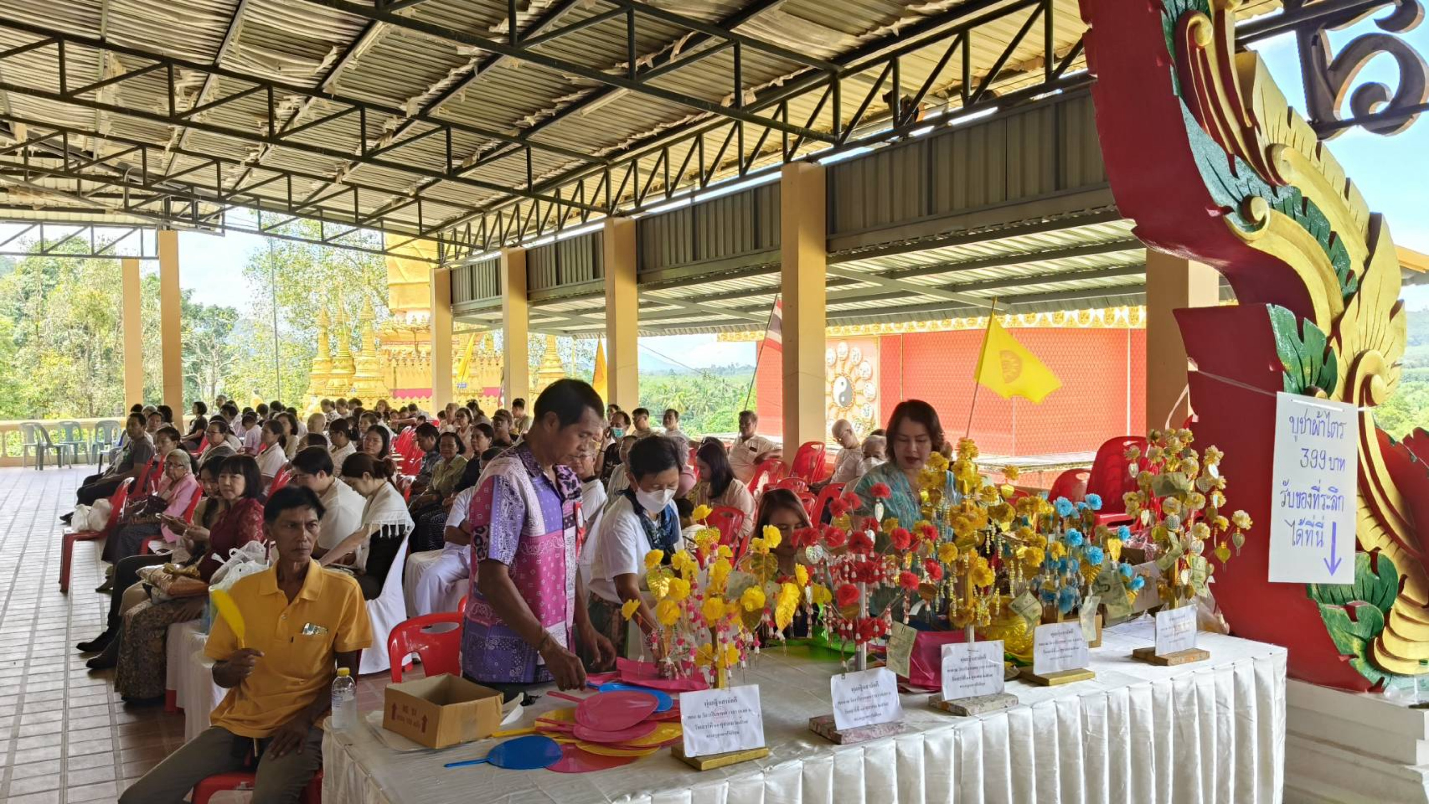 ภาพร่วมพิธีกรรมวัดวารีบรรพต