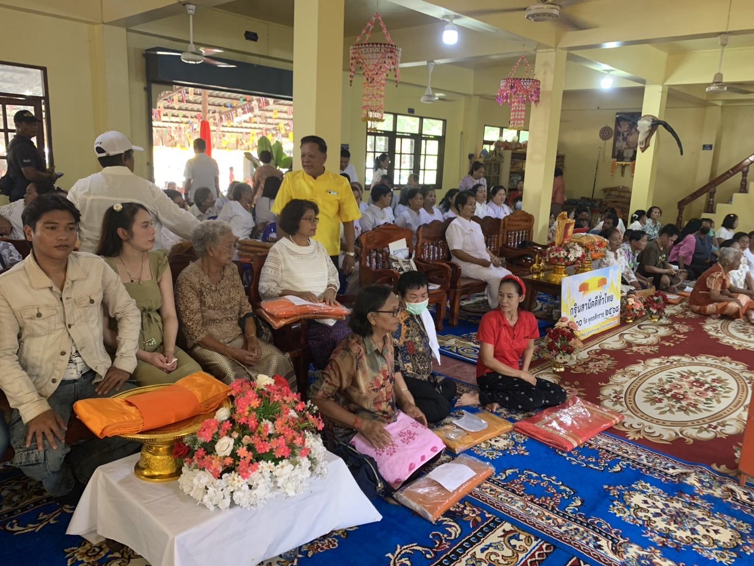 ภาพร่วมพิธีกรรมวัดปทุมธาราราม