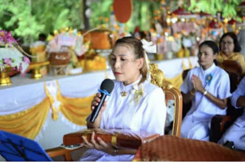 ภาพกล่าวคำถวายกฐินที่พักสงฆ์ควนฮายพัฒนา