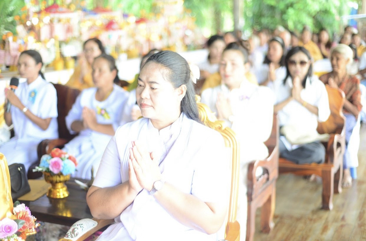 ภาพร่วมพิธีกรรมที่พักสงฆ์ควนฮายพัฒนา