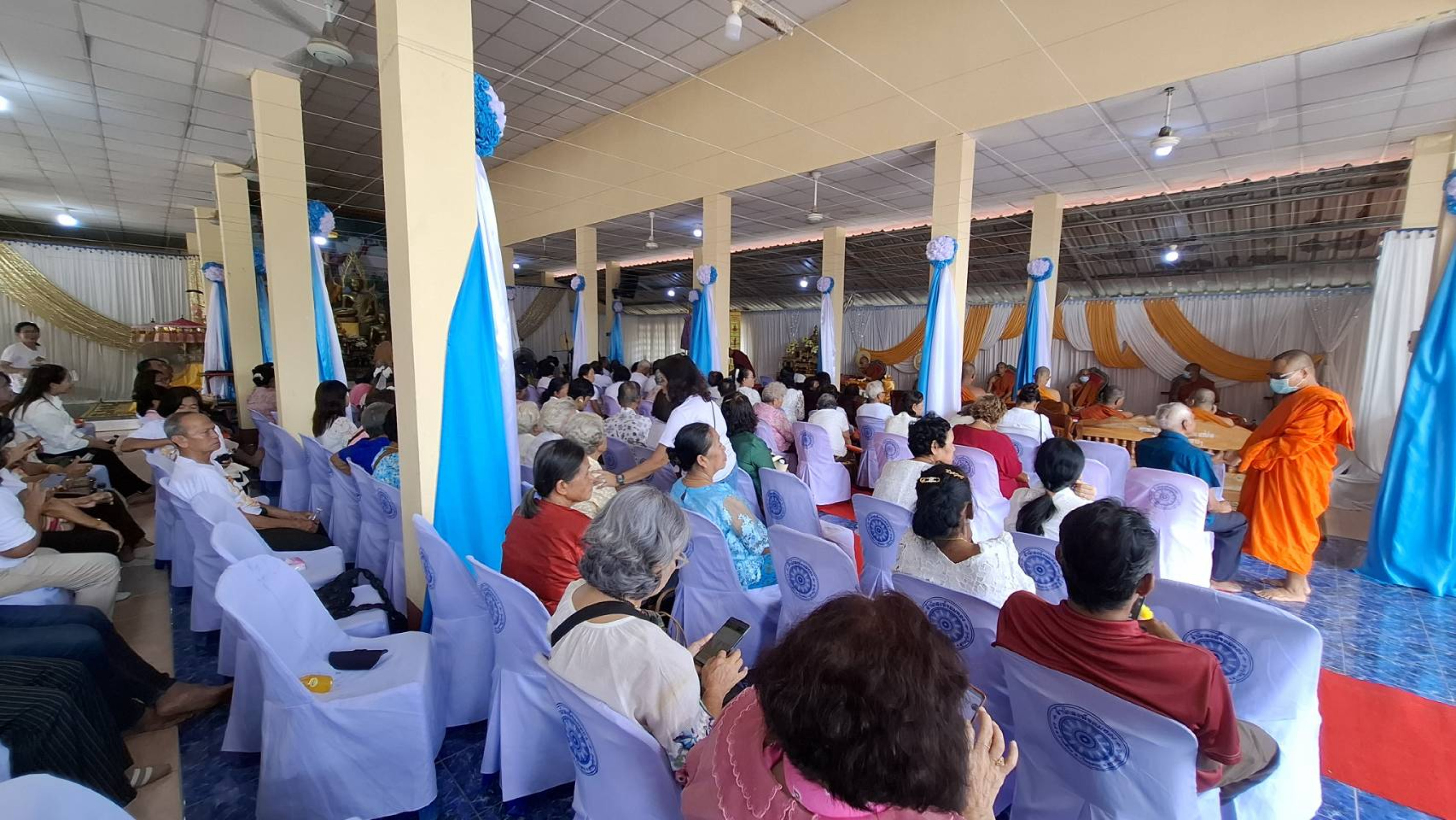 ภาพร่วมพิธีกรรมสำนักสงฆ์จอมทอง