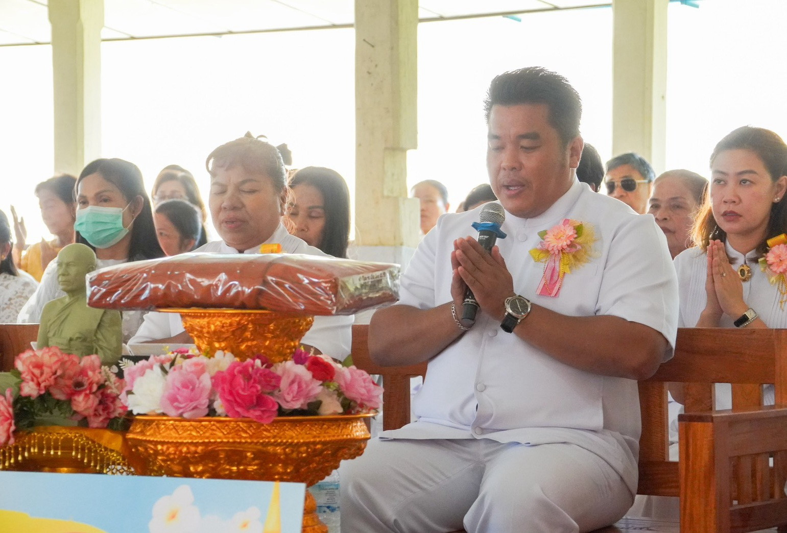 ภาพกล่าวคำถวายกฐินวัดปราการ