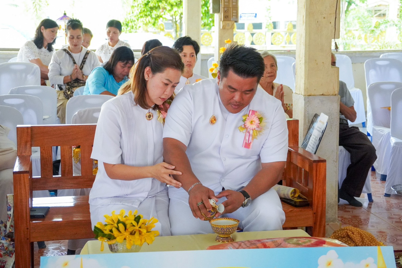 ภาพร่วมพิธีกรรมวัดปราการ