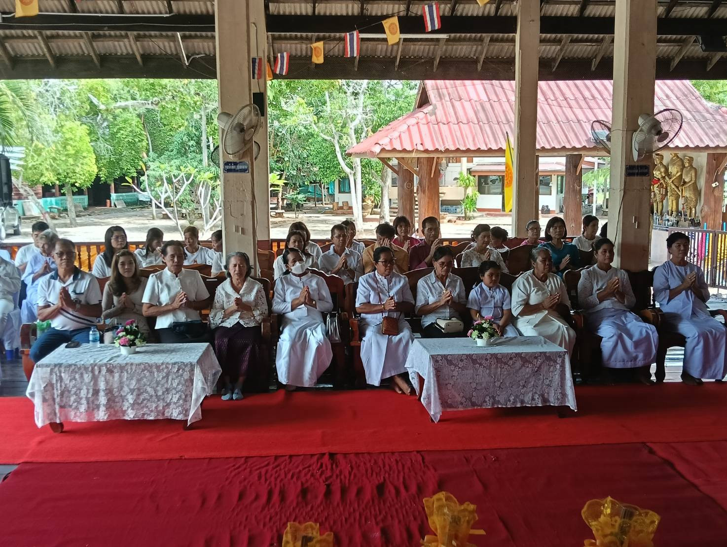 ภาพร่วมพิธีกรรมวัดจันทาราม