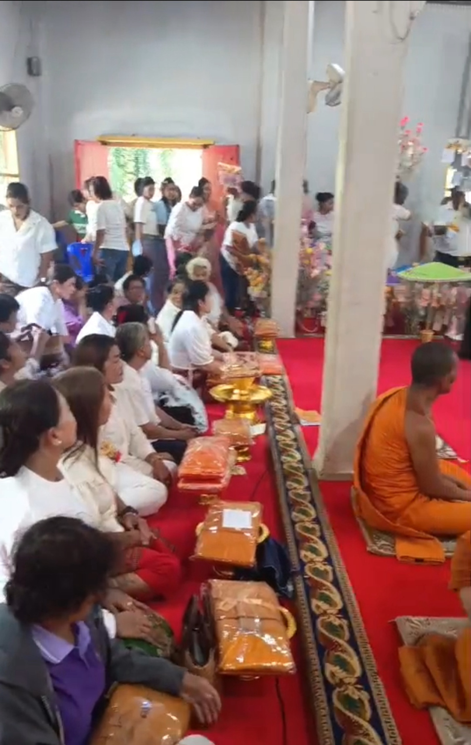 ภาพร่วมพิธีกรรมวัดเกษตราราม