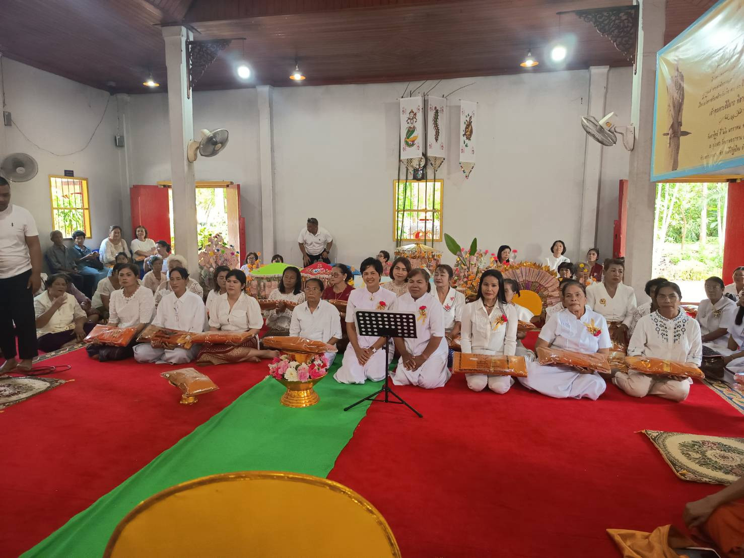 ภาพร่วมพิธีกรรมวัดเกษตราราม