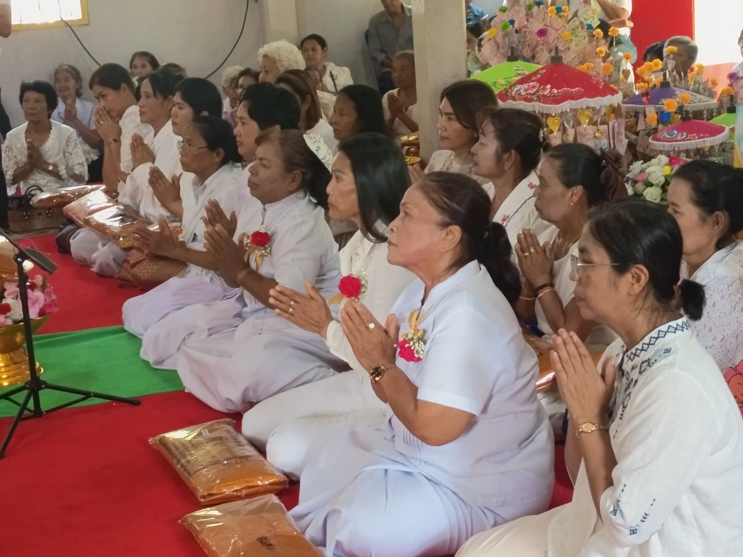 ภาพร่วมพิธีกรรมวัดเกษตราราม