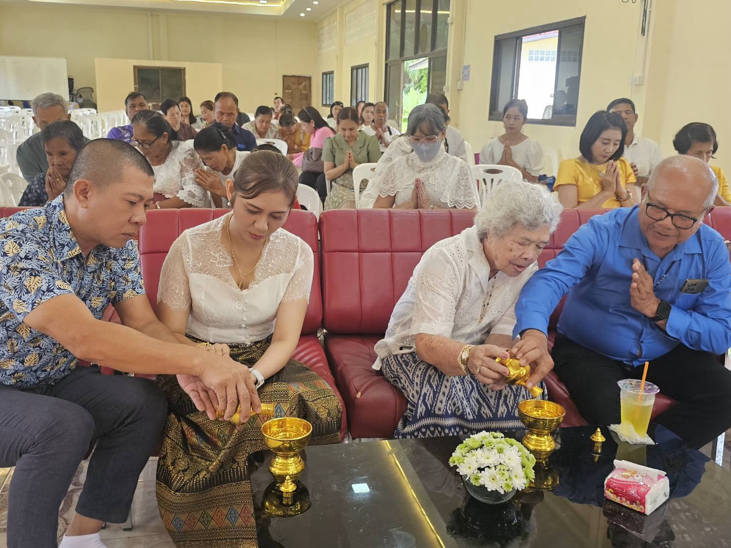 ภาพร่วมพิธีกรรมสำนักสงฆ์นิคามธรรมาวาส