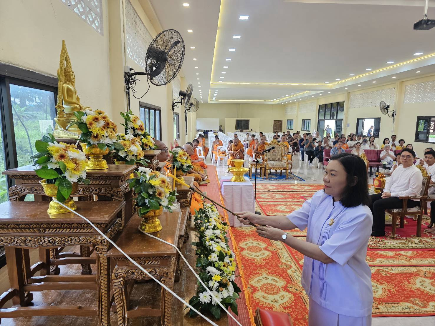ภาพร่วมพิธีกรรมสำนักสงฆ์นิคามธรรมาวาส