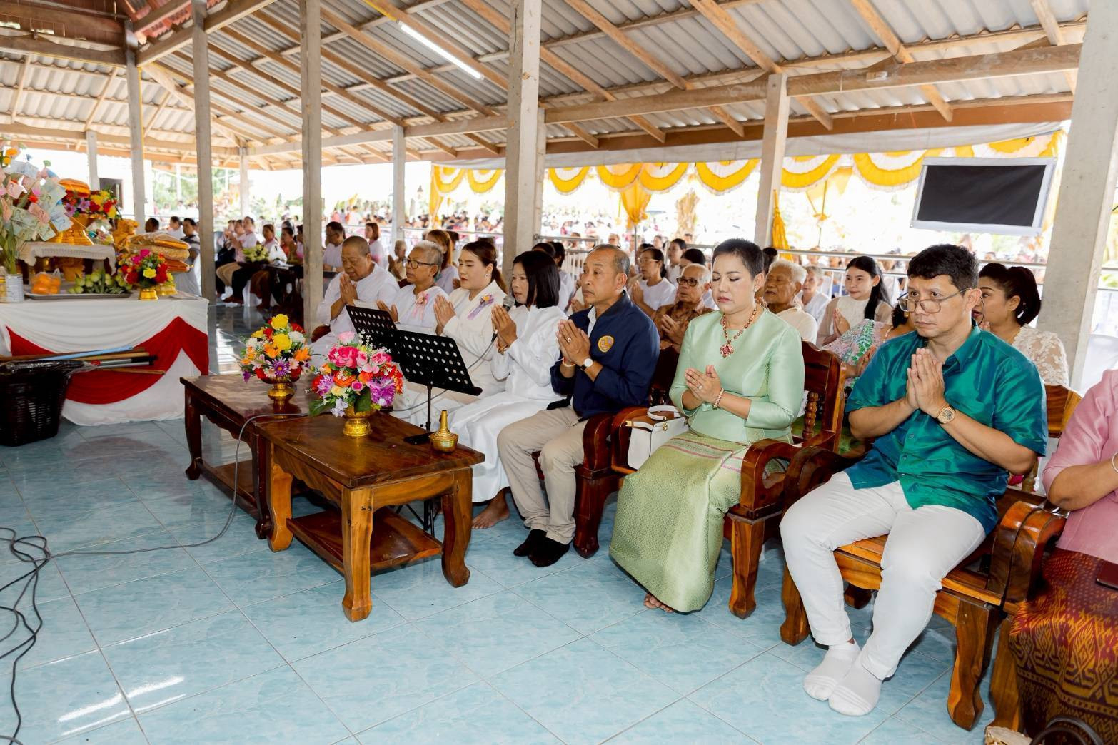 ภาพร่วมพิธีกรรมวัดนาลุ่มแร่