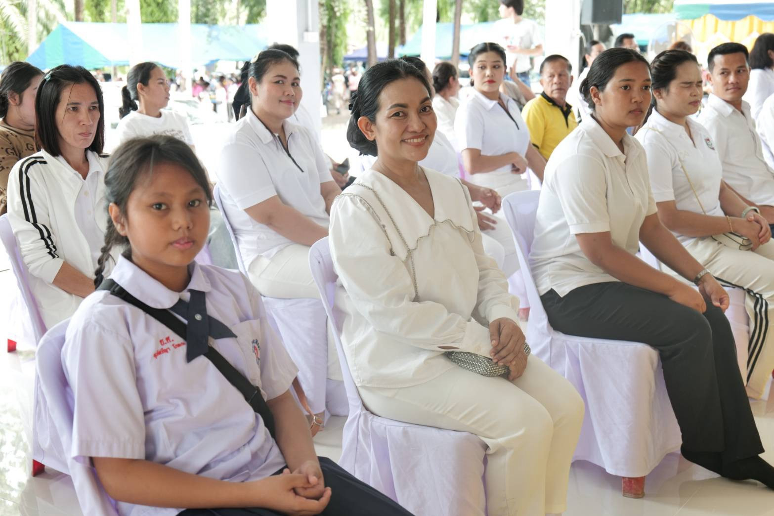 ภาพร่วมพิธีกรรมสำนักสงฆ์สายเพ็ญ