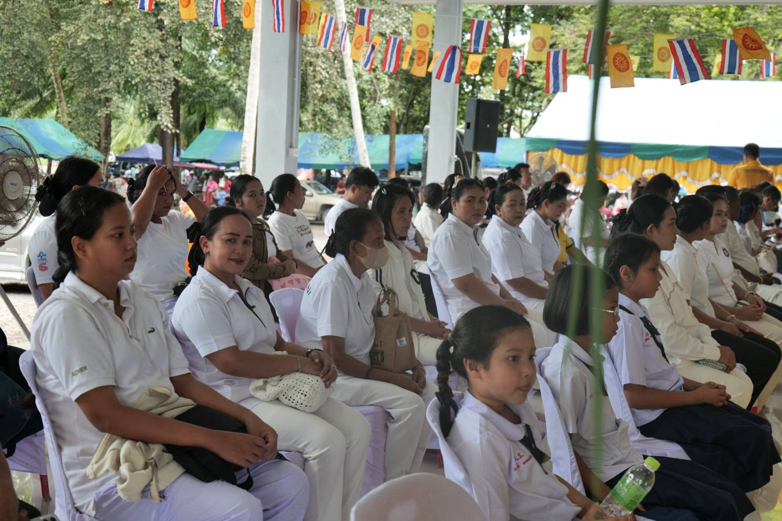 ภาพร่วมพิธีกรรมสำนักสงฆ์สายเพ็ญ