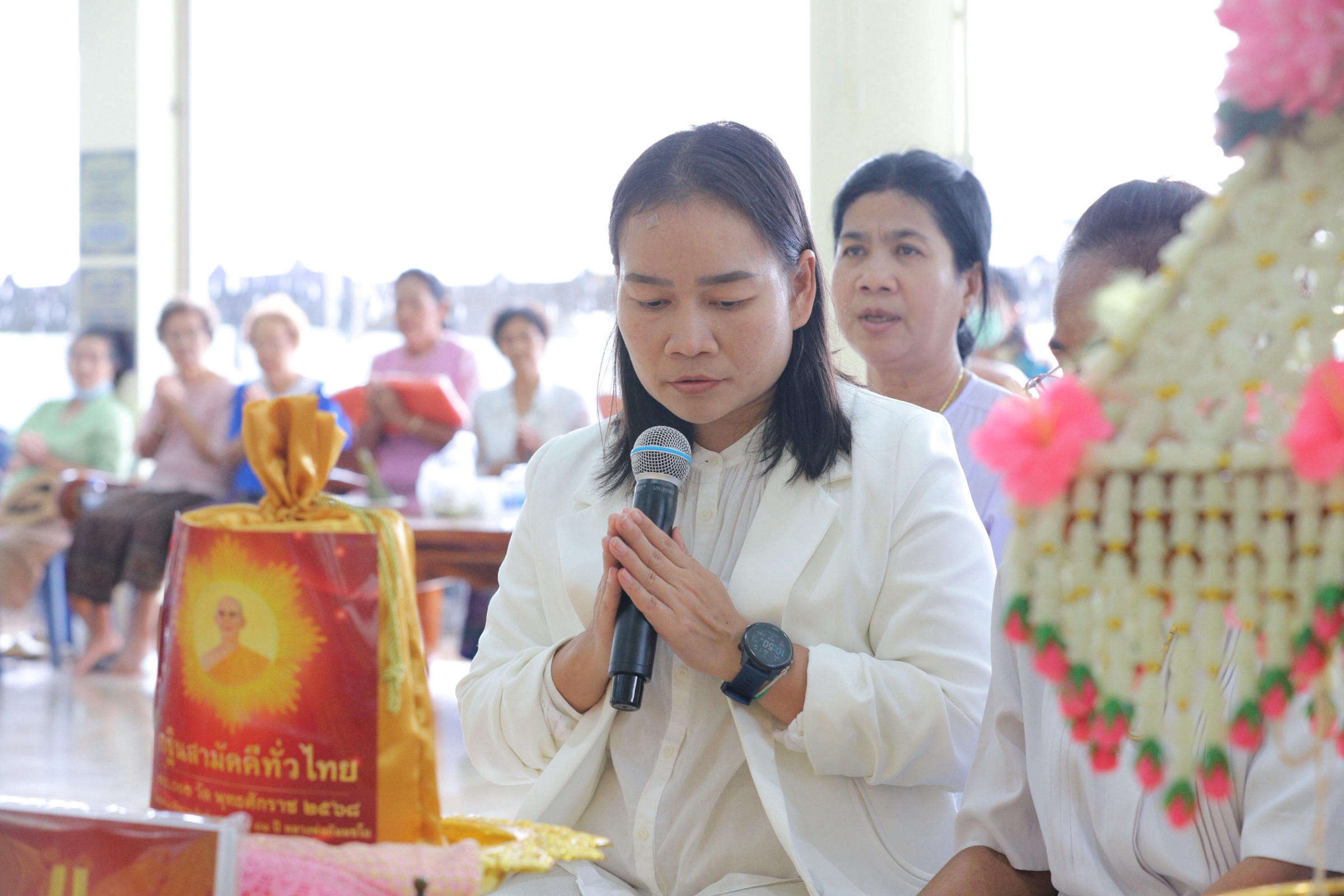 ภาพกล่าวคำถวายกฐินสำนักสงฆ์บ้านขวัญพัฒน์