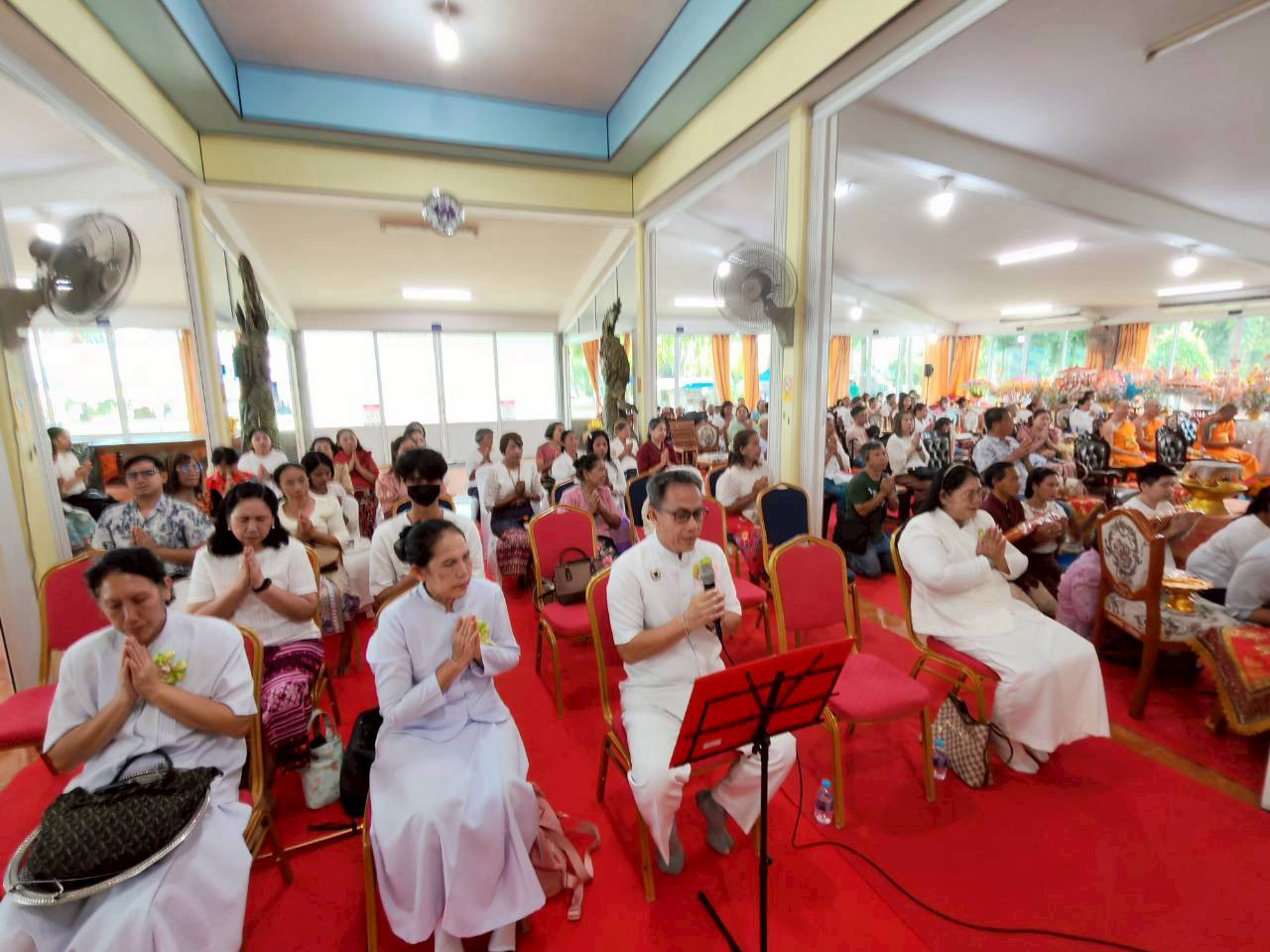 ภาพกล่าวคำถวายกฐินวัดไร่พรุ