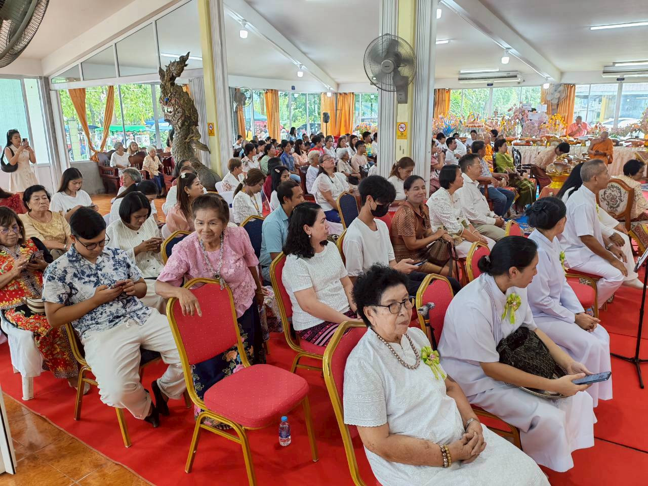 ภาพร่วมพิธีกรรมวัดไร่พรุ