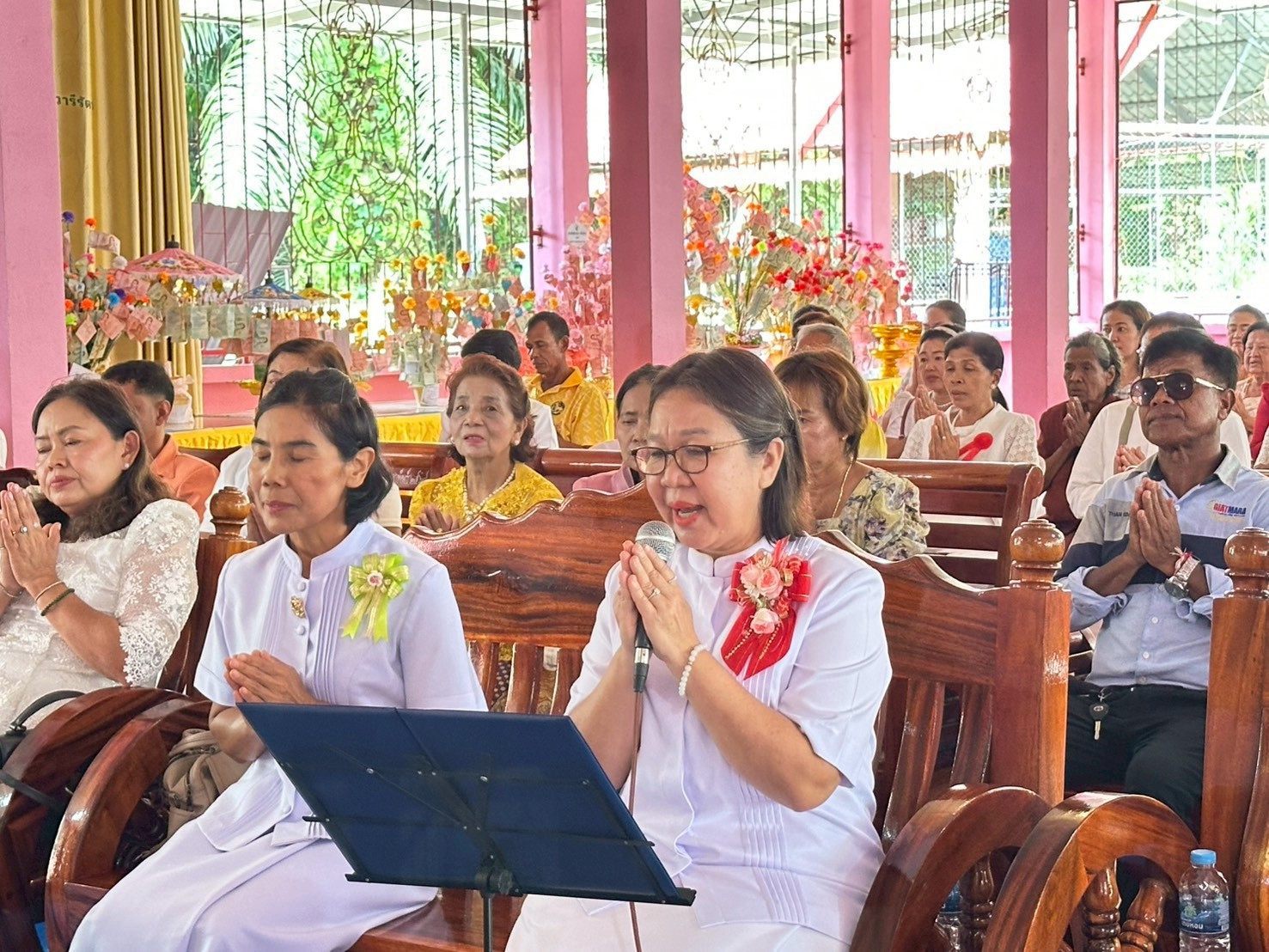 ภาพกล่าวคำถวายกฐินวัดไตรสามัคคี