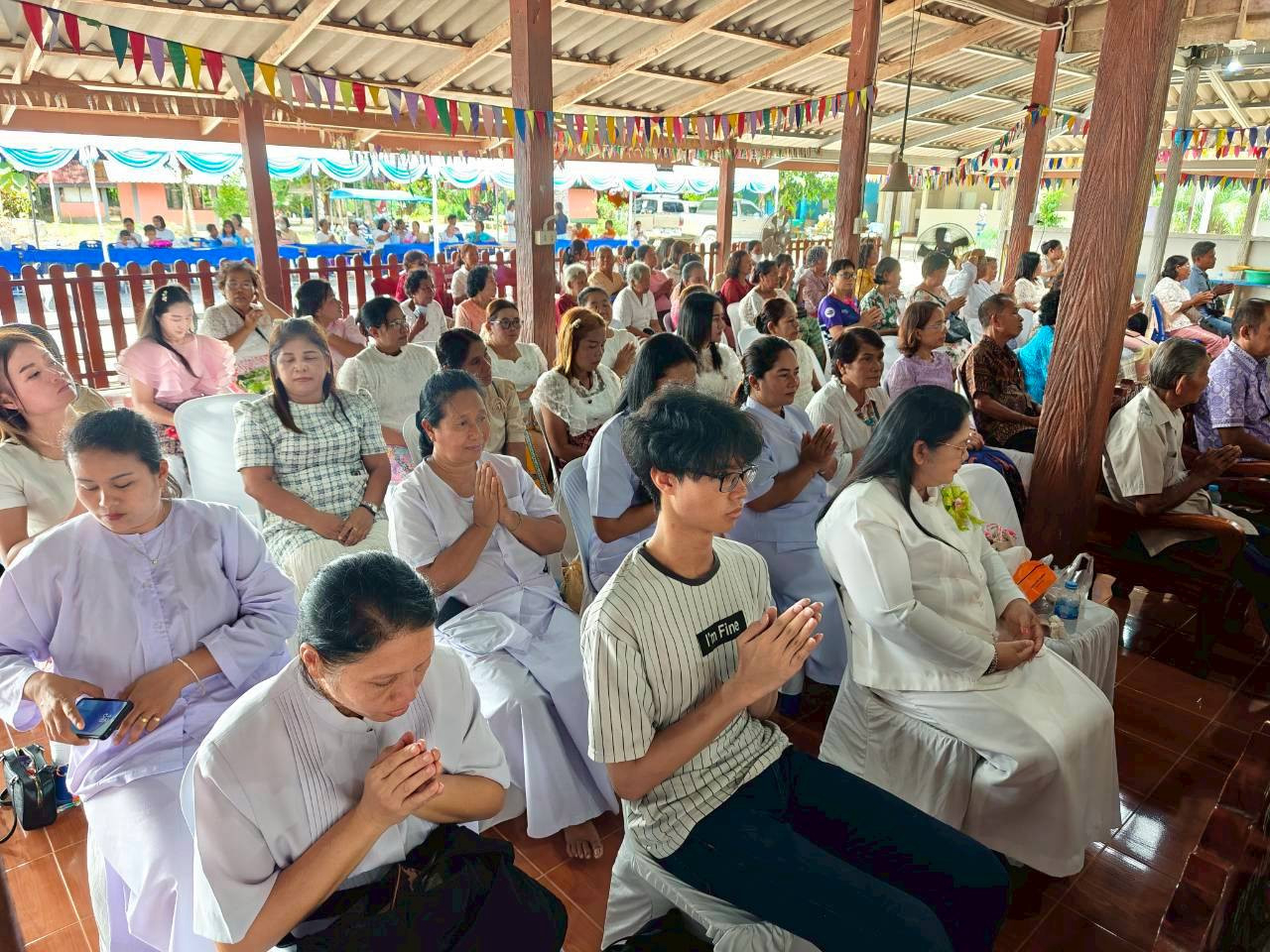 ภาพร่วมพิธีกรรมวัดพยอมงาม