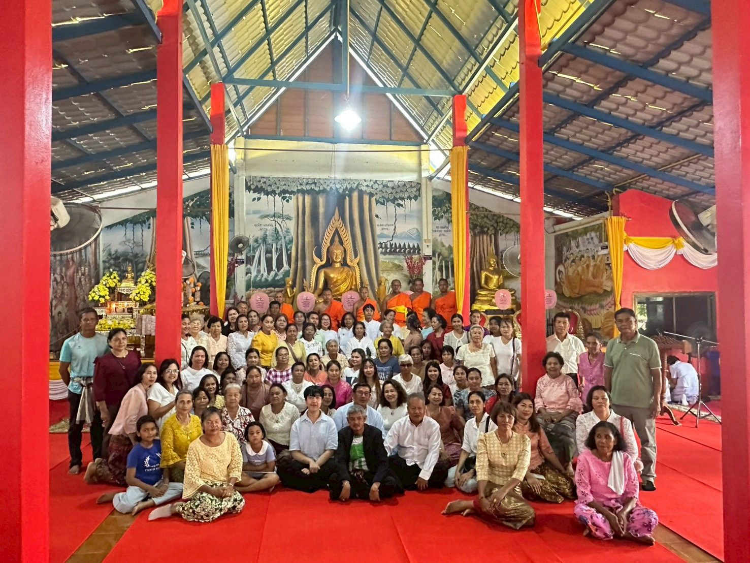 ภาพร่วมพิธีกรรมวัดทุ่งหลวง