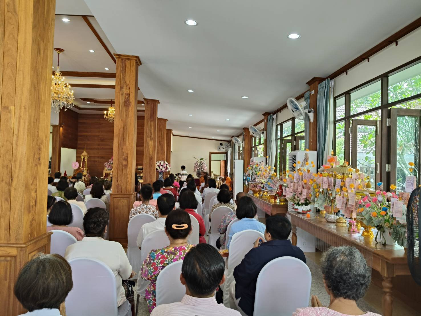 ภาพร่วมพิธีกรรมวัดนิโคธาราม