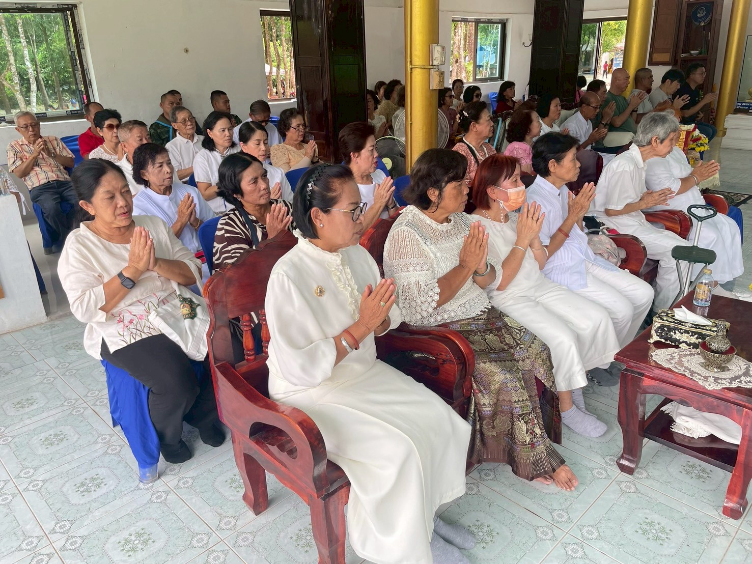 ภาพกล่าวคำถวายกฐินวัดทรายทองประชาธรรม