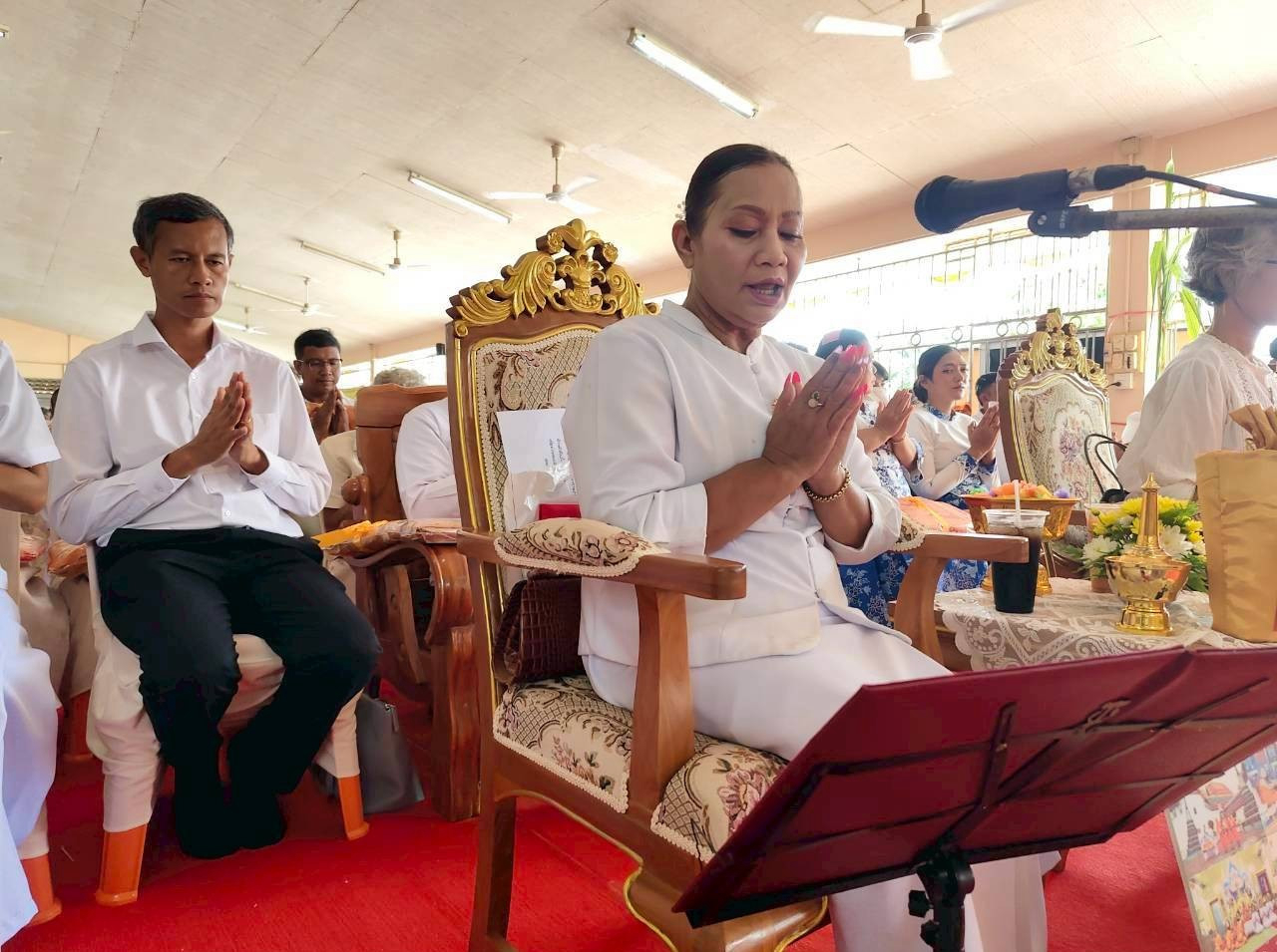 ภาพกล่าวคำถวายกฐินวัดโบราณสถิตย์