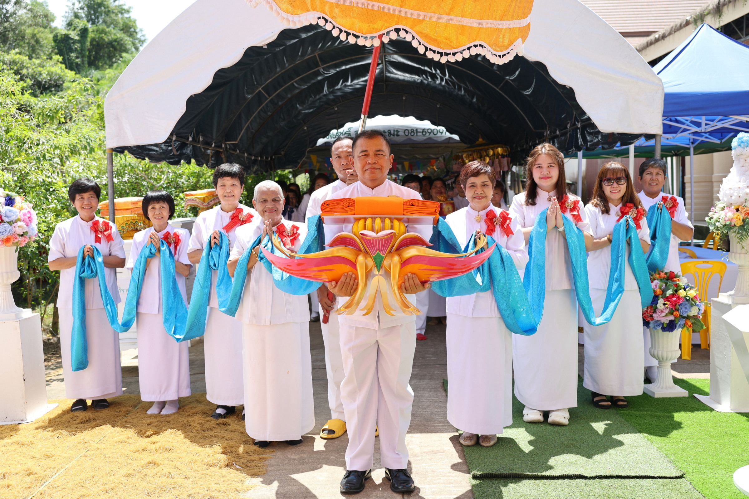 ภาพร่วมพิธีกรรมศูนย์อบรมเยาวชนเมืองนราธิวาส