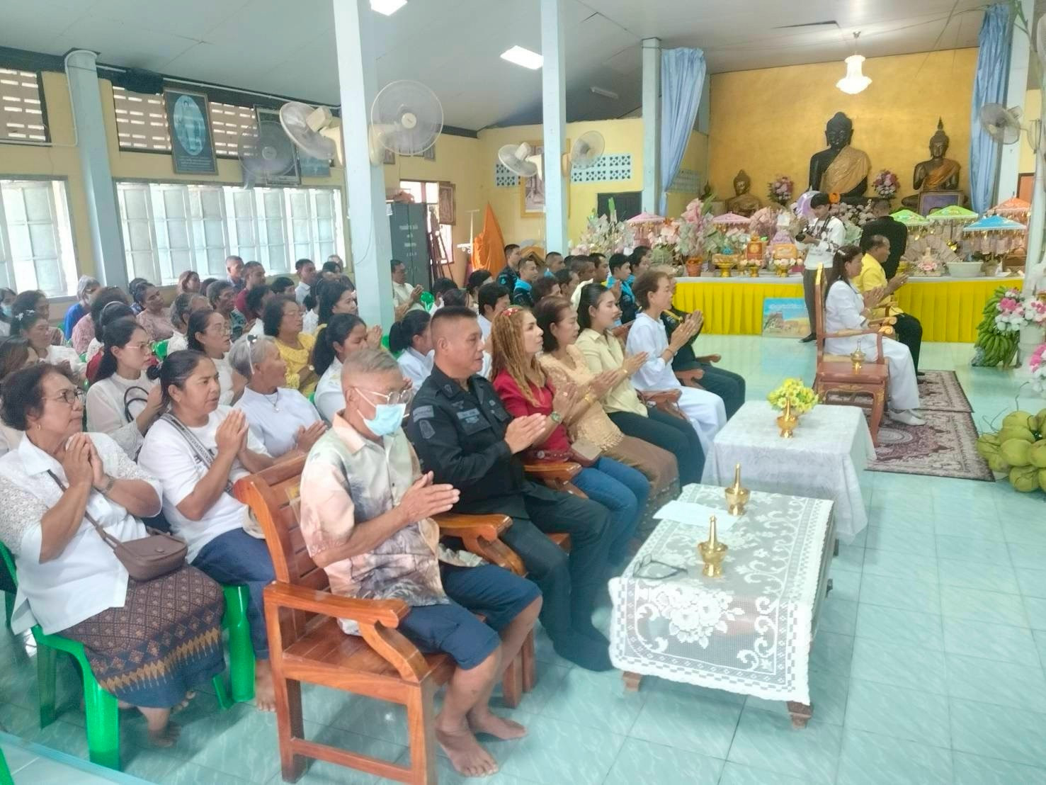 ภาพร่วมพิธีกรรมวัดชัยรัตนาราม