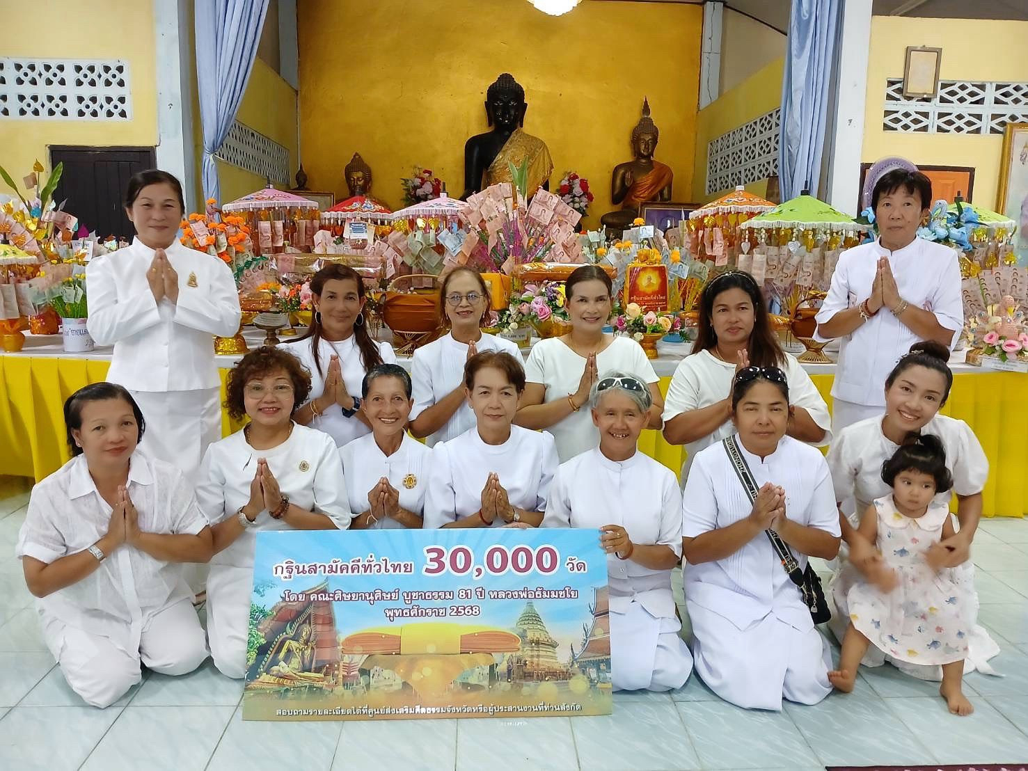 ภาพร่วมพิธีกรรมวัดชัยรัตนาราม