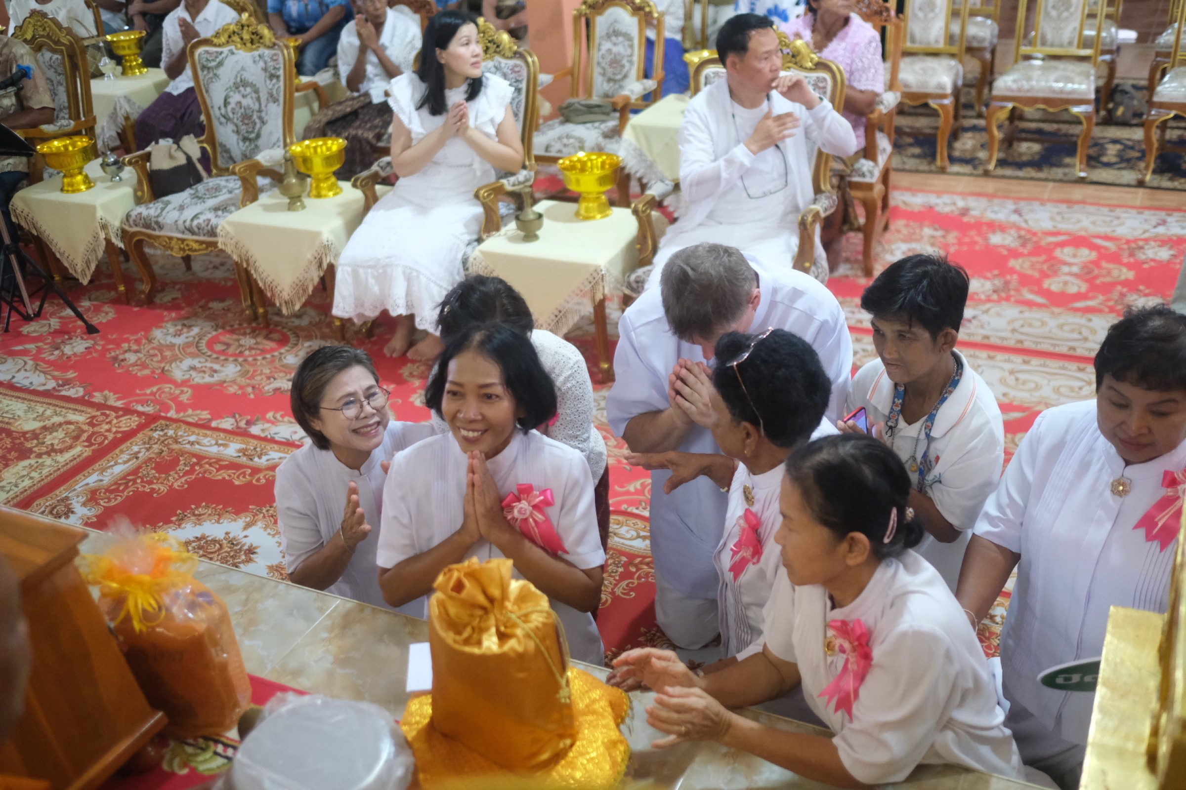 ภาพร่วมพิธีกรรมวัดประจันตคาม