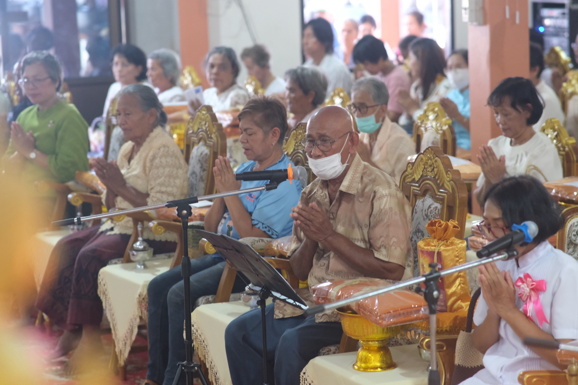 ภาพร่วมพิธีกรรมวัดประจันตคาม