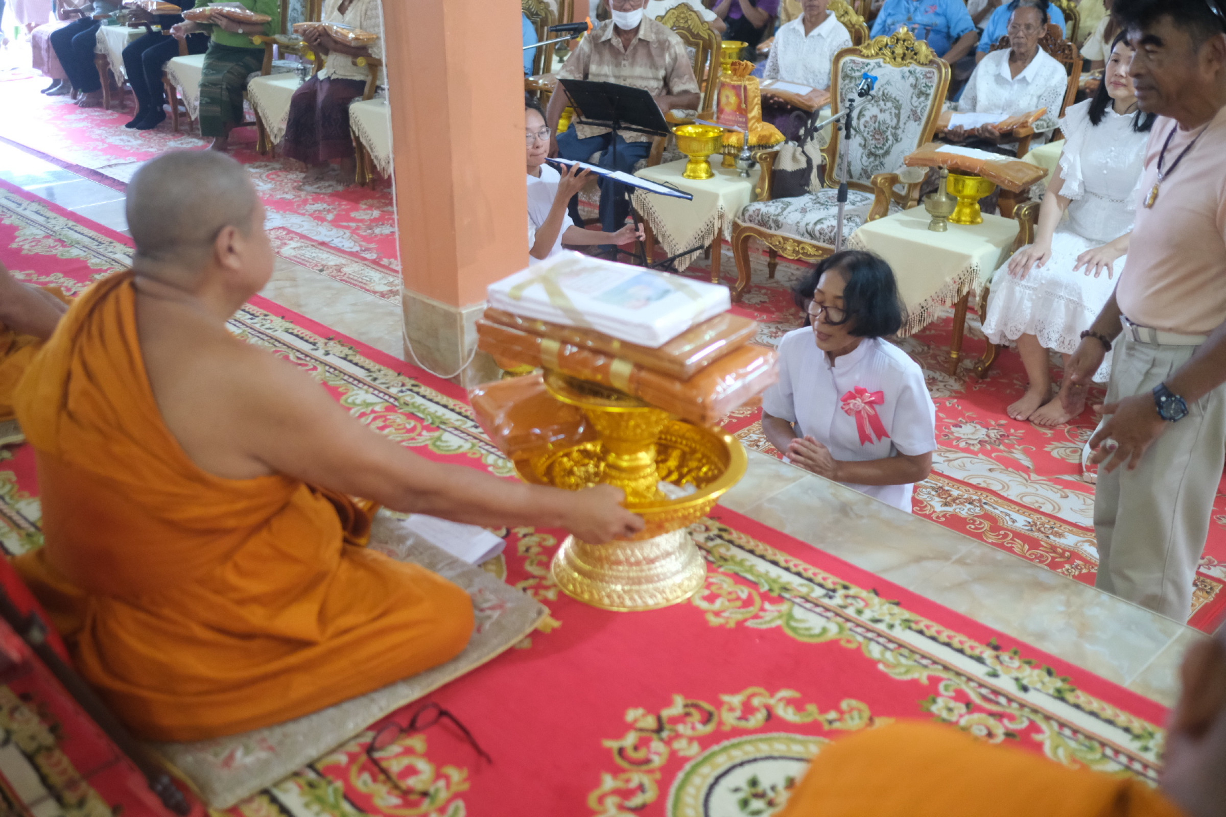 ภาพร่วมพิธีกรรมวัดประจันตคาม