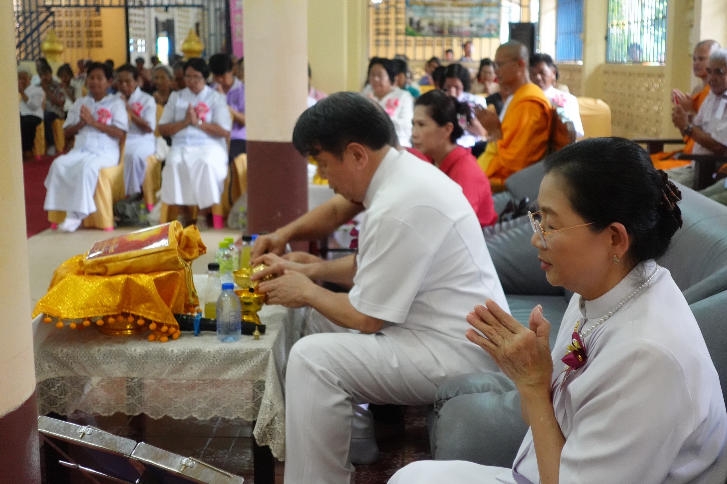 ภาพร่วมพิธีกรรมวัดดอนตะวันออก