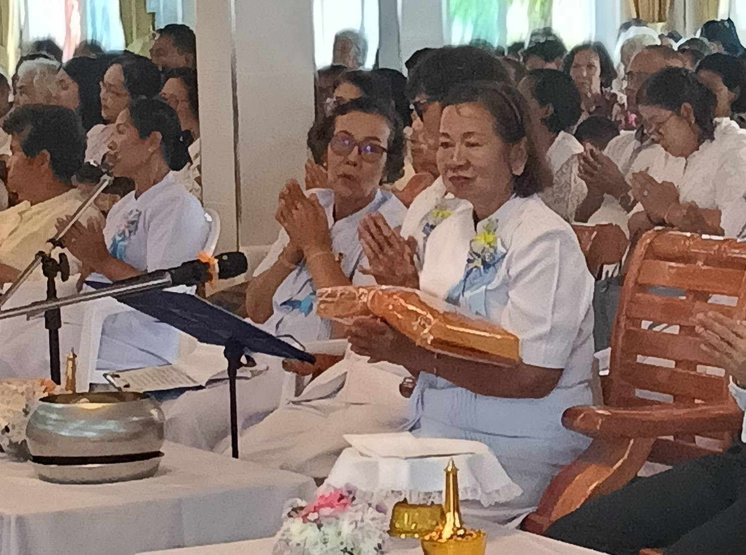 ภาพร่วมพิธีกรรมวัดบุพพนิมิต