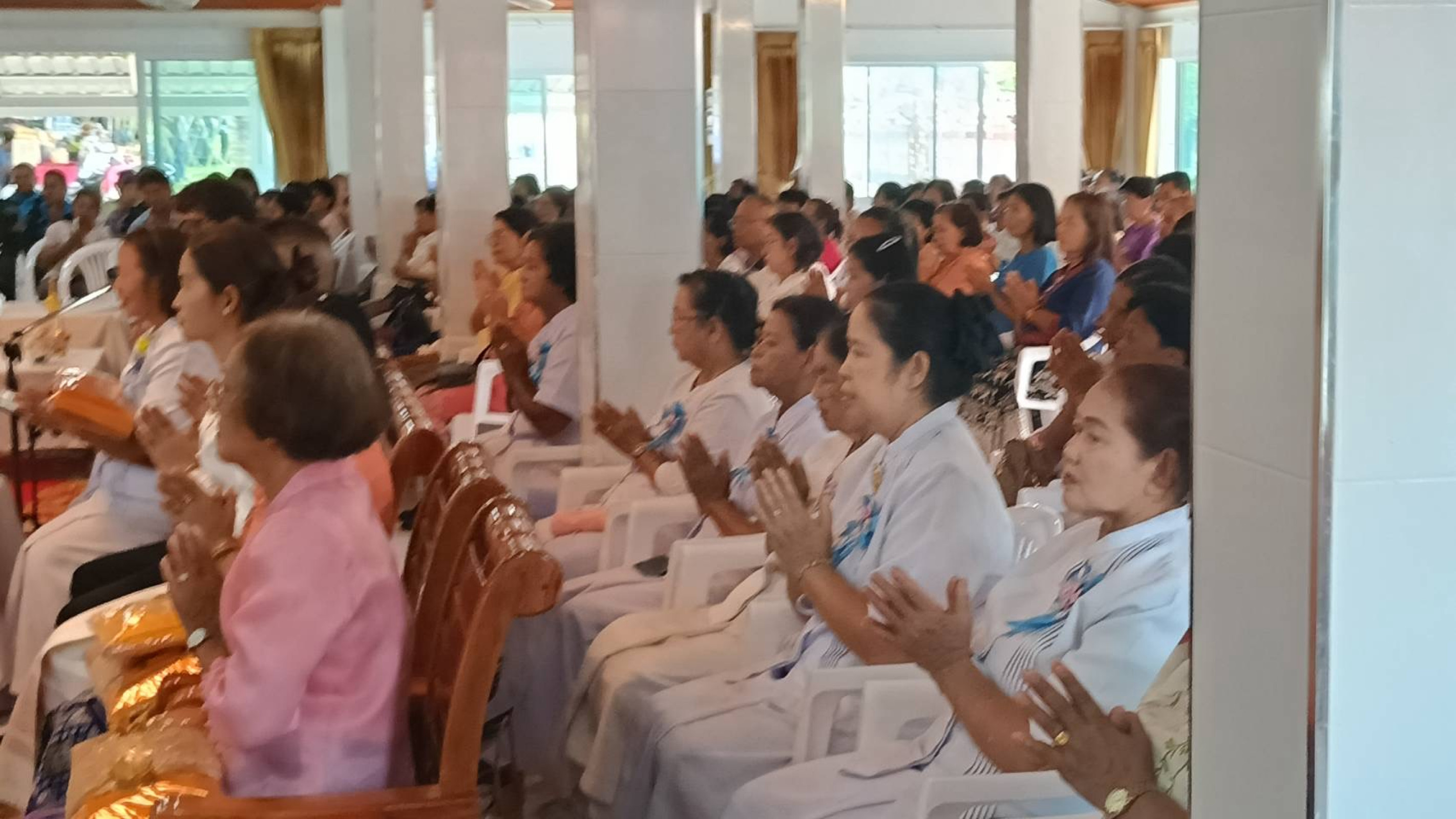 ภาพร่วมพิธีกรรมวัดบุพพนิมิต