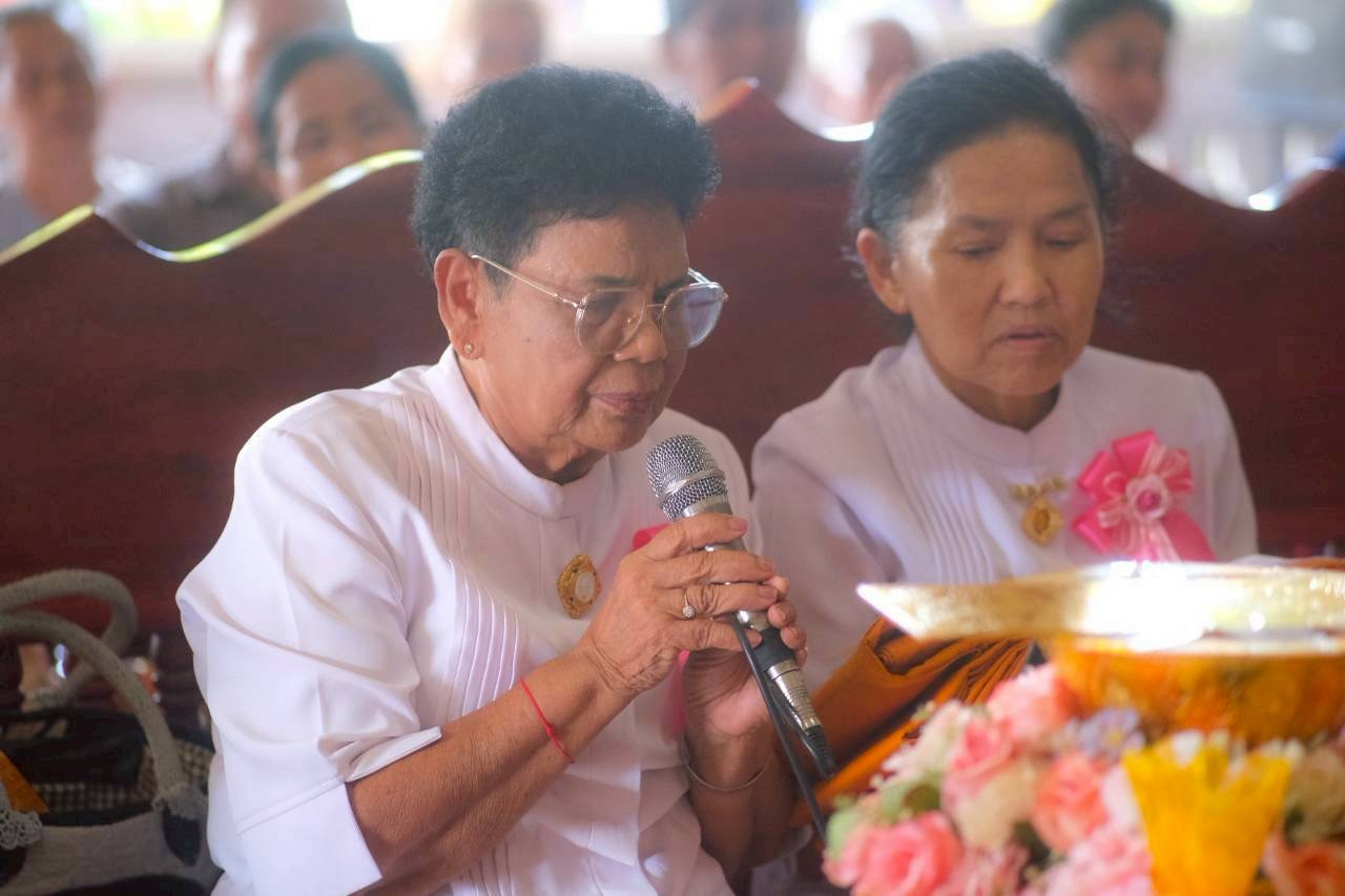 ภาพกล่าวคำถวายกฐินวัดประเวศน์ภูผา