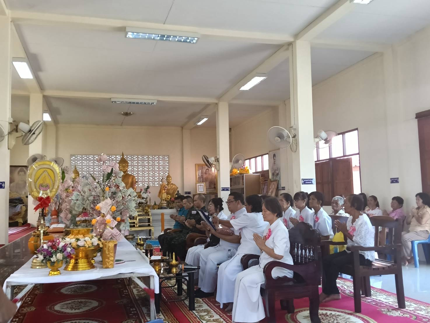 ภาพกล่าวคำถวายกฐินวัดมหิงษ์สุวรรณนิมิต