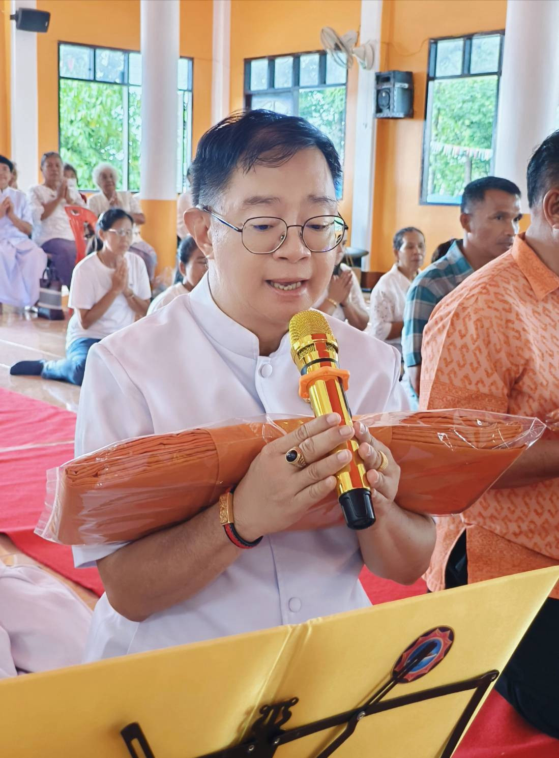 ภาพกล่าวคำถวายกฐินวัดบางตาล