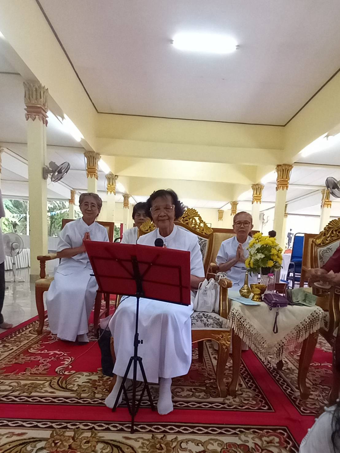 ภาพกล่าวคำถวายกฐินวัดจรณาราม