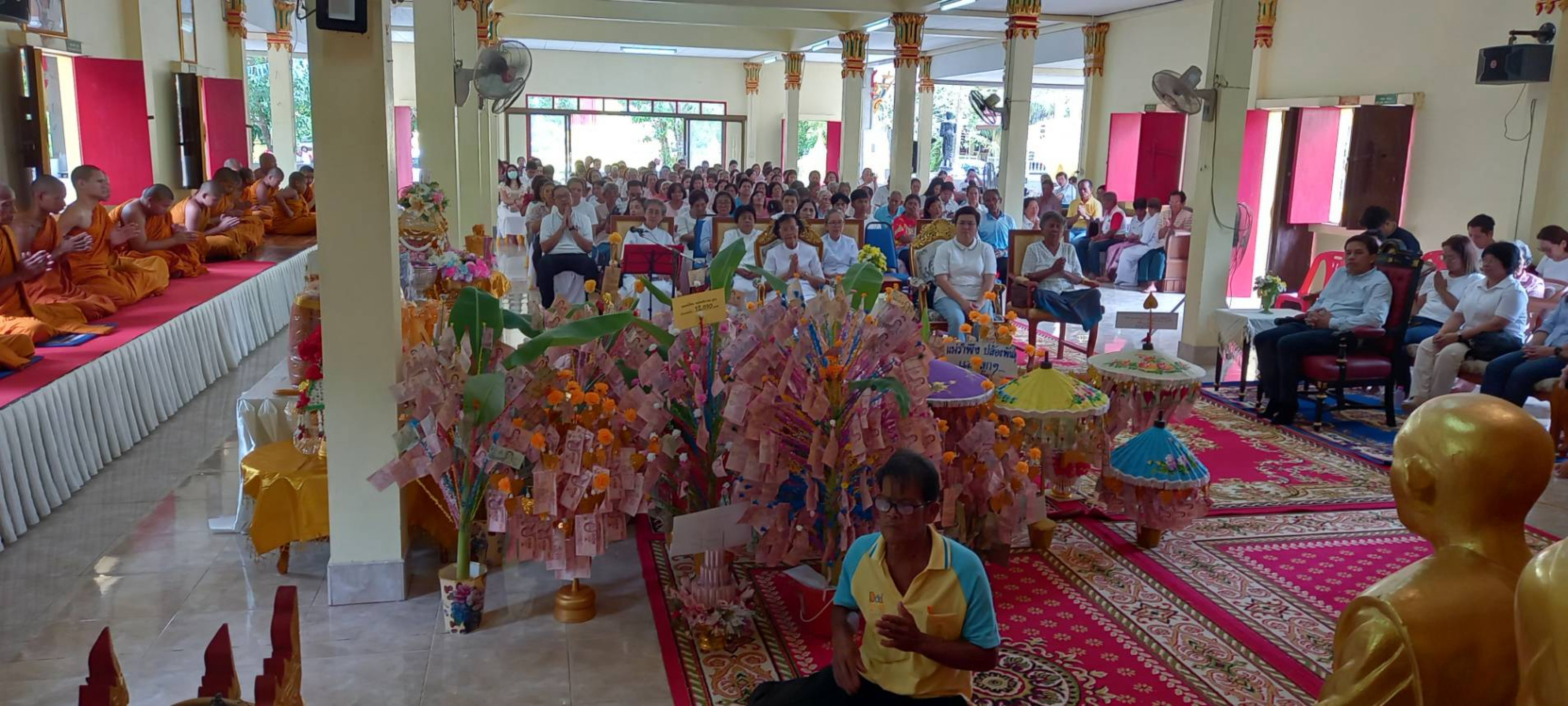 ภาพร่วมพิธีกรรมวัดจรณาราม