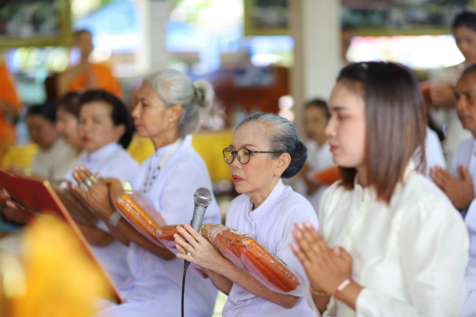 ภาพกล่าวคำถวายกฐินสำนักสงฆ์วิจิตรประชาราม