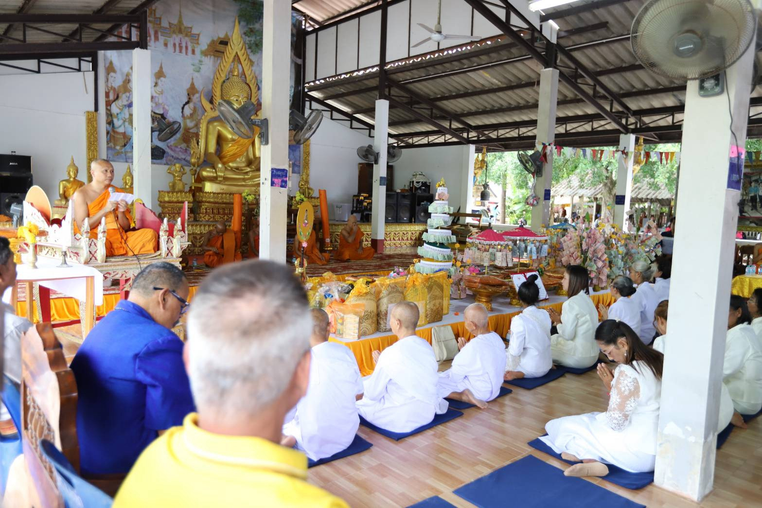 ภาพร่วมพิธีกรรมสำนักสงฆ์วิจิตรประชาราม