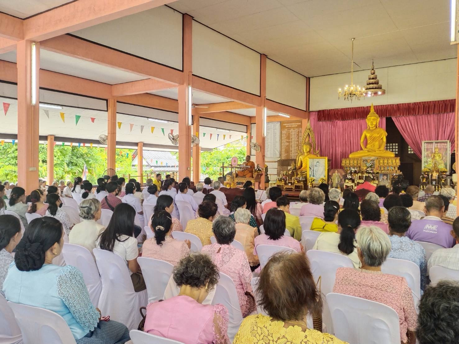 ภาพร่วมพิธีกรรมวัดควนฝาละมี