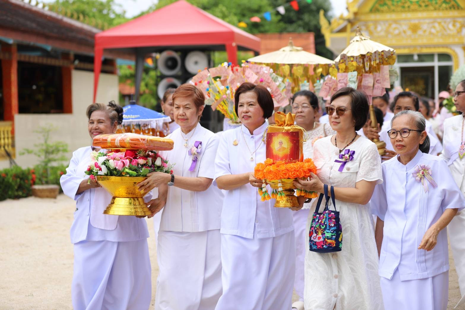 ภาพร่วมขบวนกฐินวัดควนปิยาราม(วัดบ้านโพธิ์)