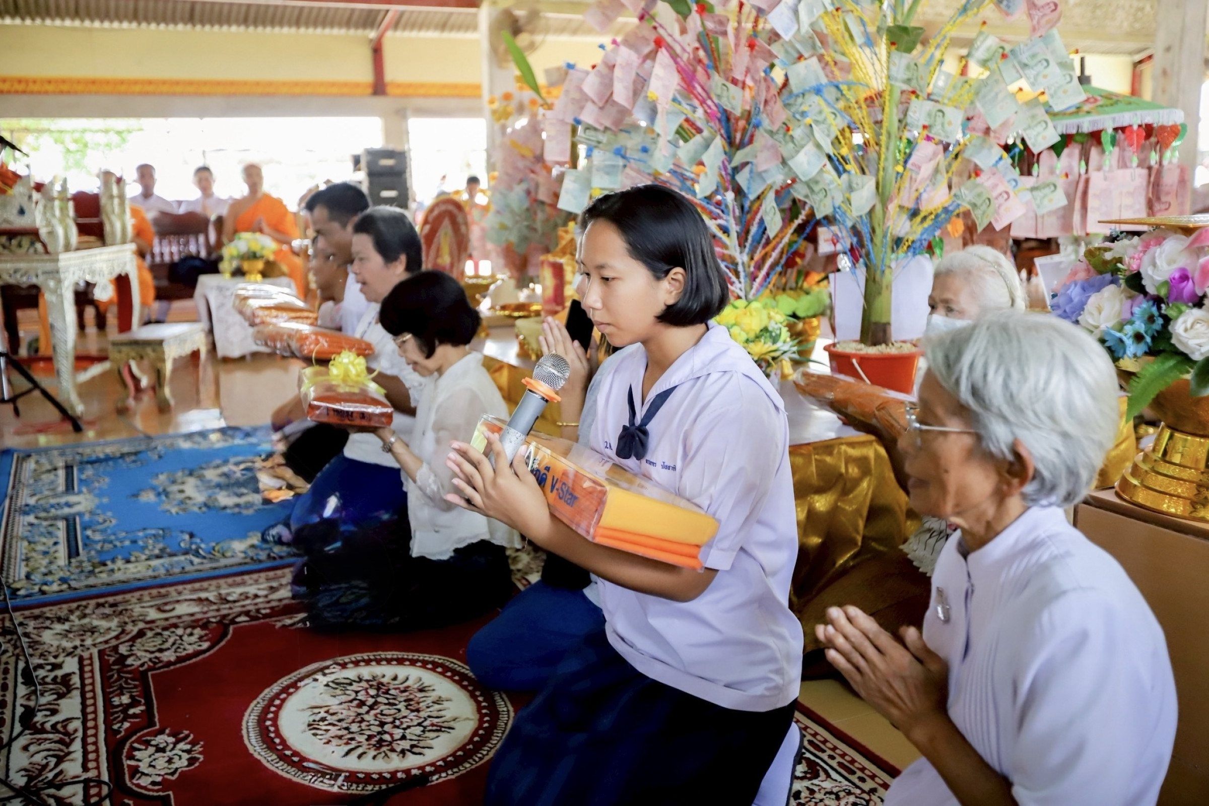 ภาพกล่าวคำถวายกฐินวัดแตระ