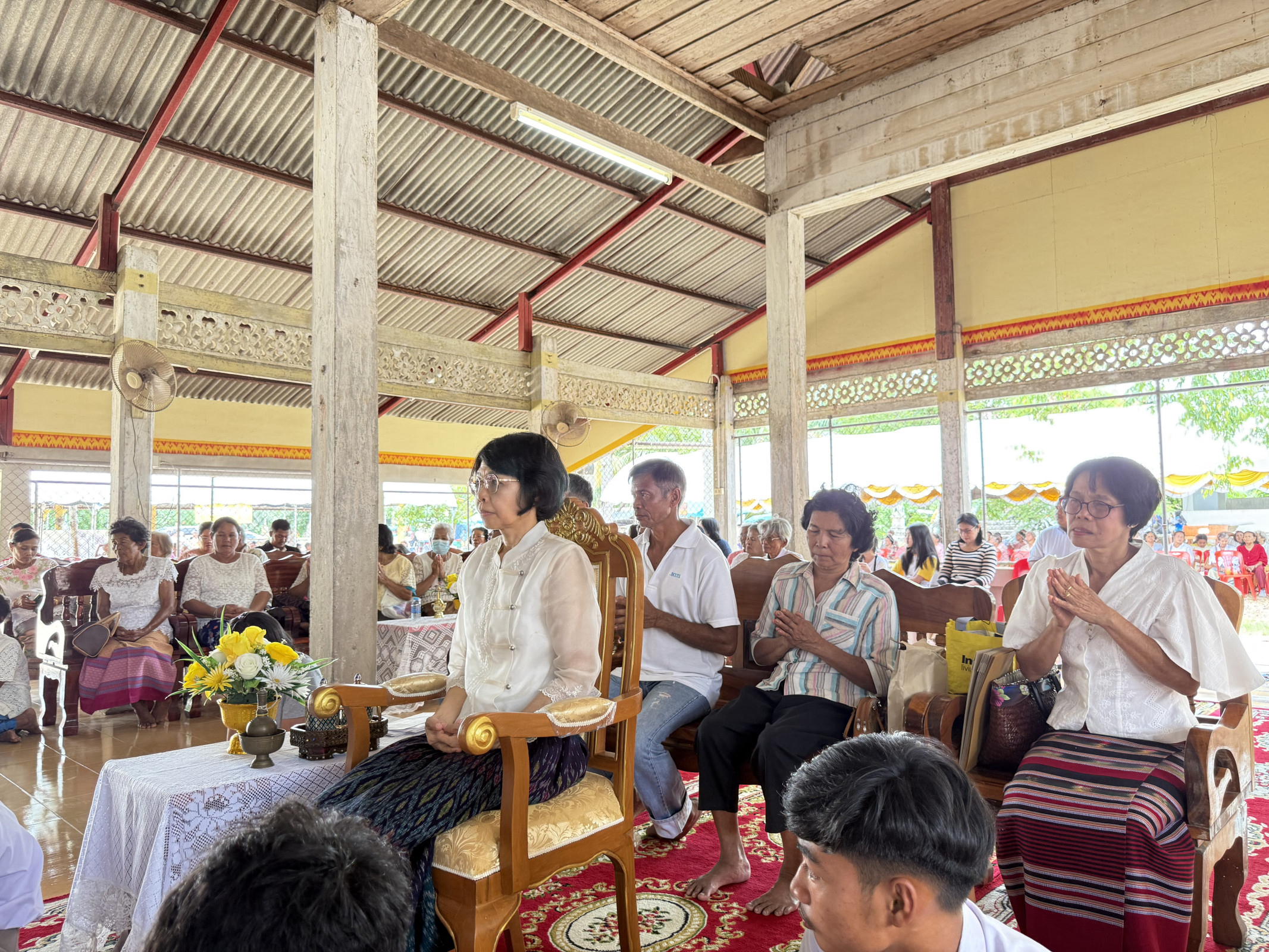 ภาพร่วมพิธีกรรมวัดแตระ