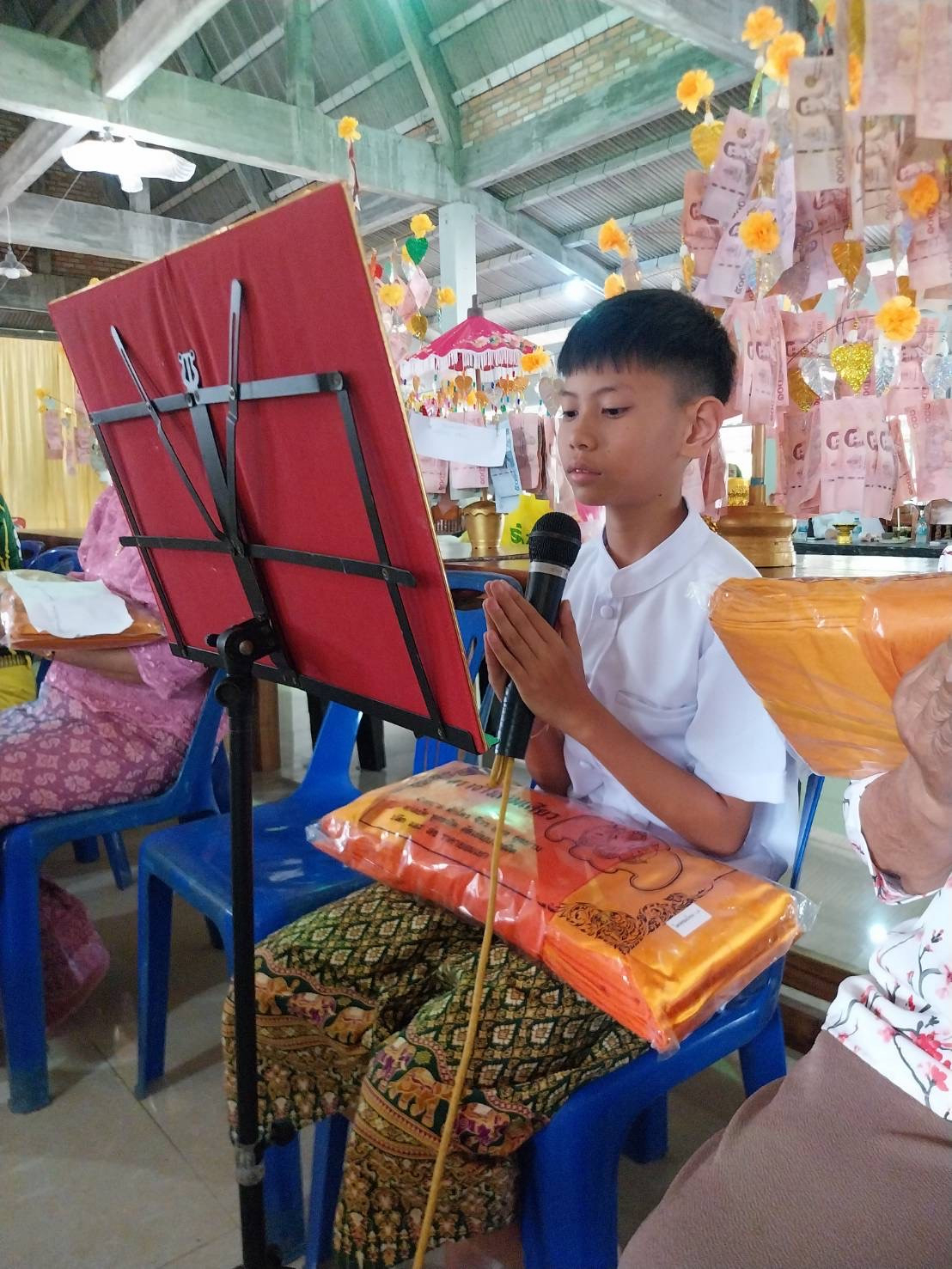 ภาพกล่าวคำถวายกฐินวัดโพเด็ด